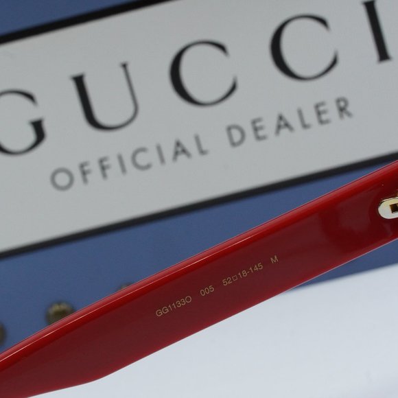 Gucci Red Eyeglasses - Picture 6 of 8